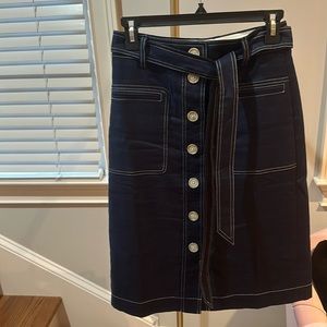 Linen blend Jcrew pencil skirt